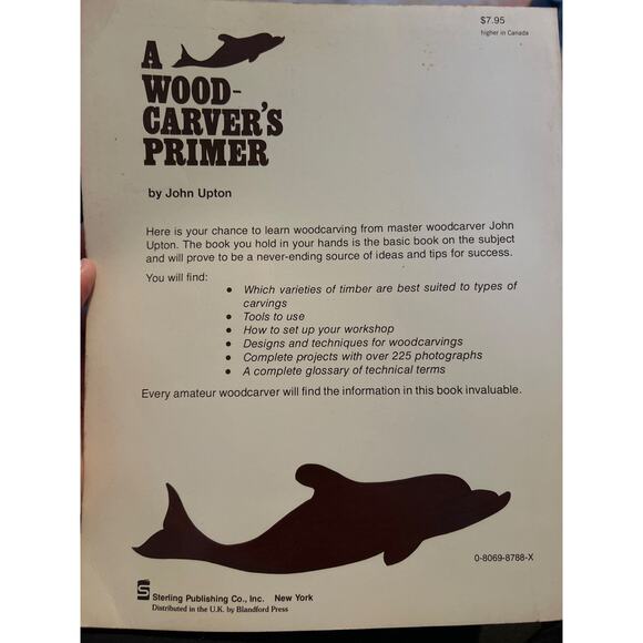 Vintage 1982 A Wood-Carver’s Primer by John Upton Paperback Book - Picture 2 of 7